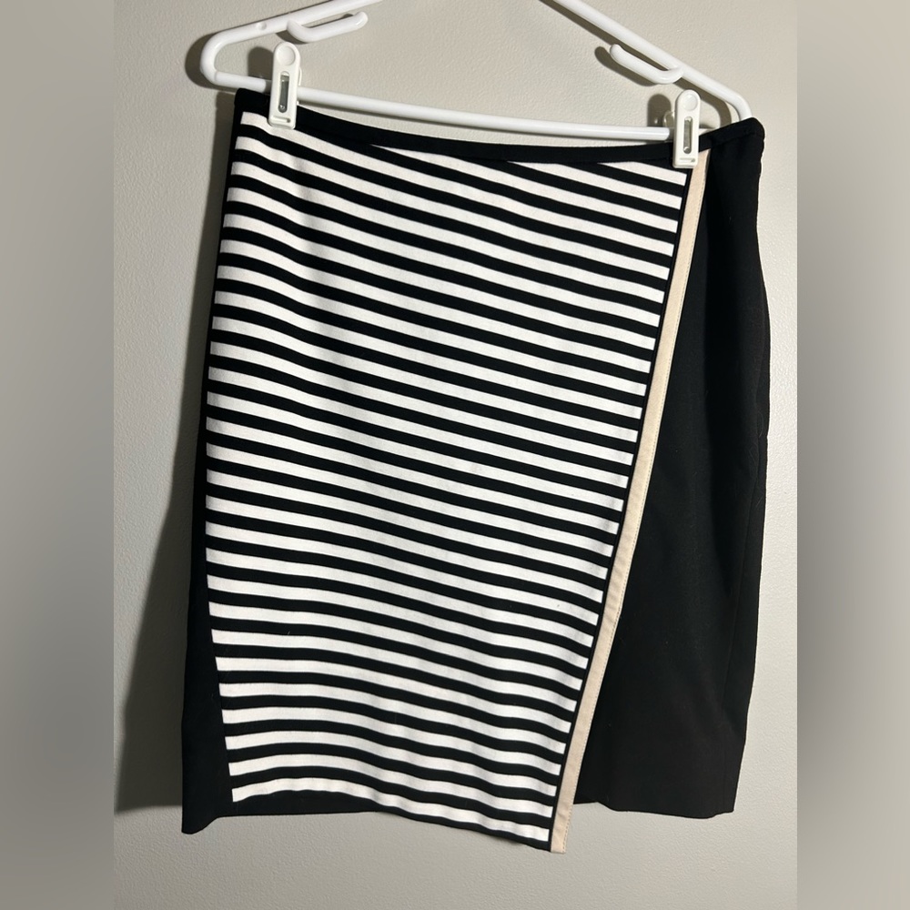 Black & White Midi Formal Skirt - WHBM